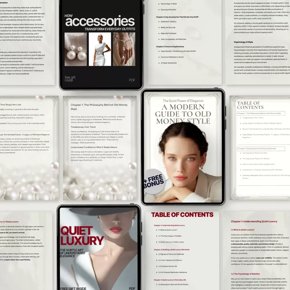 What Quiet Luxury Really Looks Like: 5-in-1 Bundle on Quiet Luxury Style Trends Explained