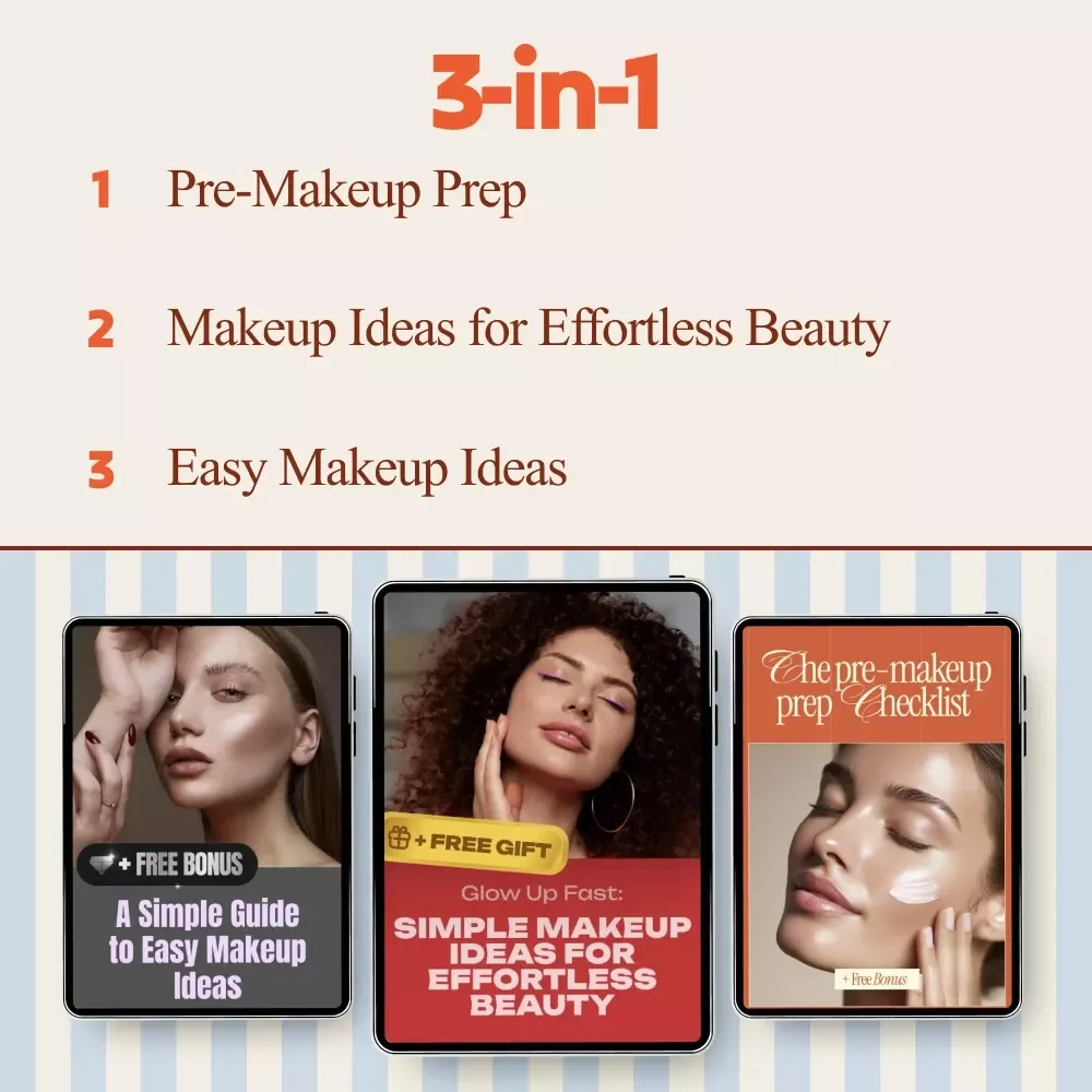 No-Stress Makeup Secrets Bundle | Easy Makeup Ideas 3-in-1 Makeup Guides