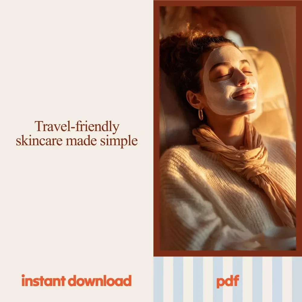 Travel-Proof Skincare Tips Bundle | 3-in-1 Travel Skincare Routine Digital Guides