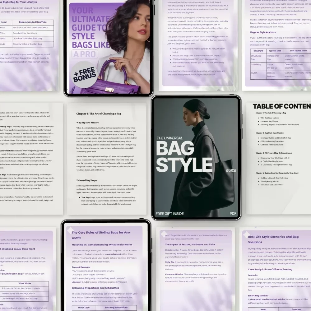 The Ultimate Must-Have Handbags Bundle: 3-in-1 Guide & Checklist