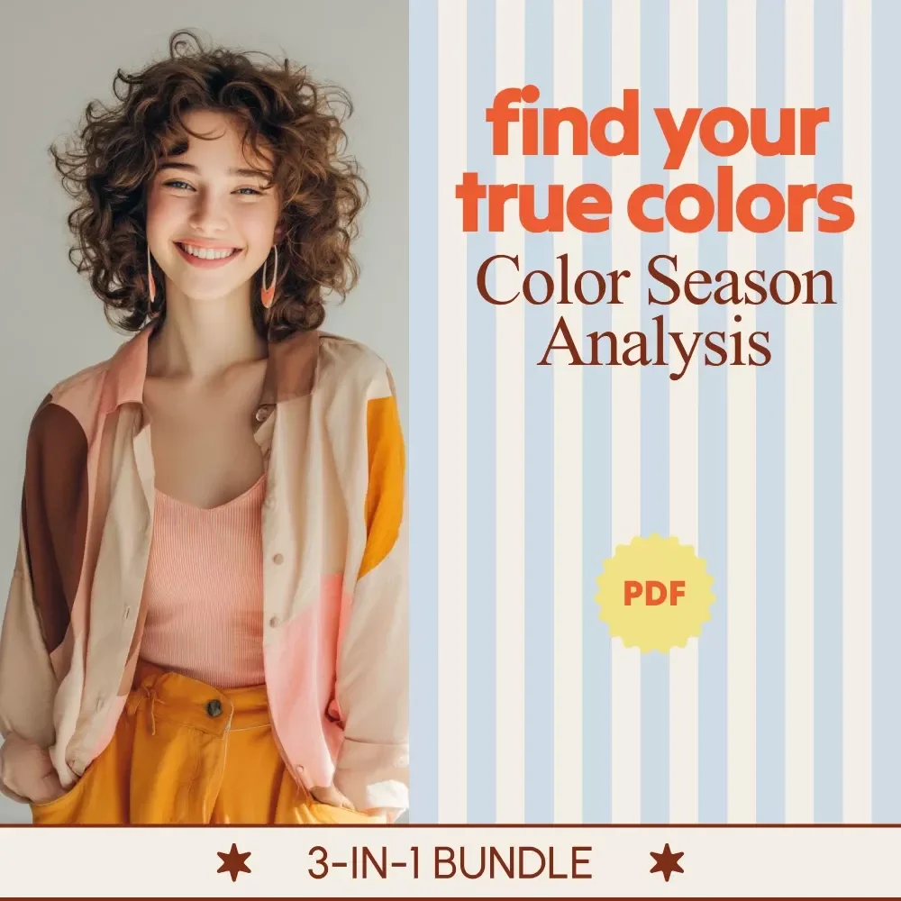 Seasonal Color Analysis Pack: A Friendly Guide to Color Season Analysis | 3-in-1 Bundle