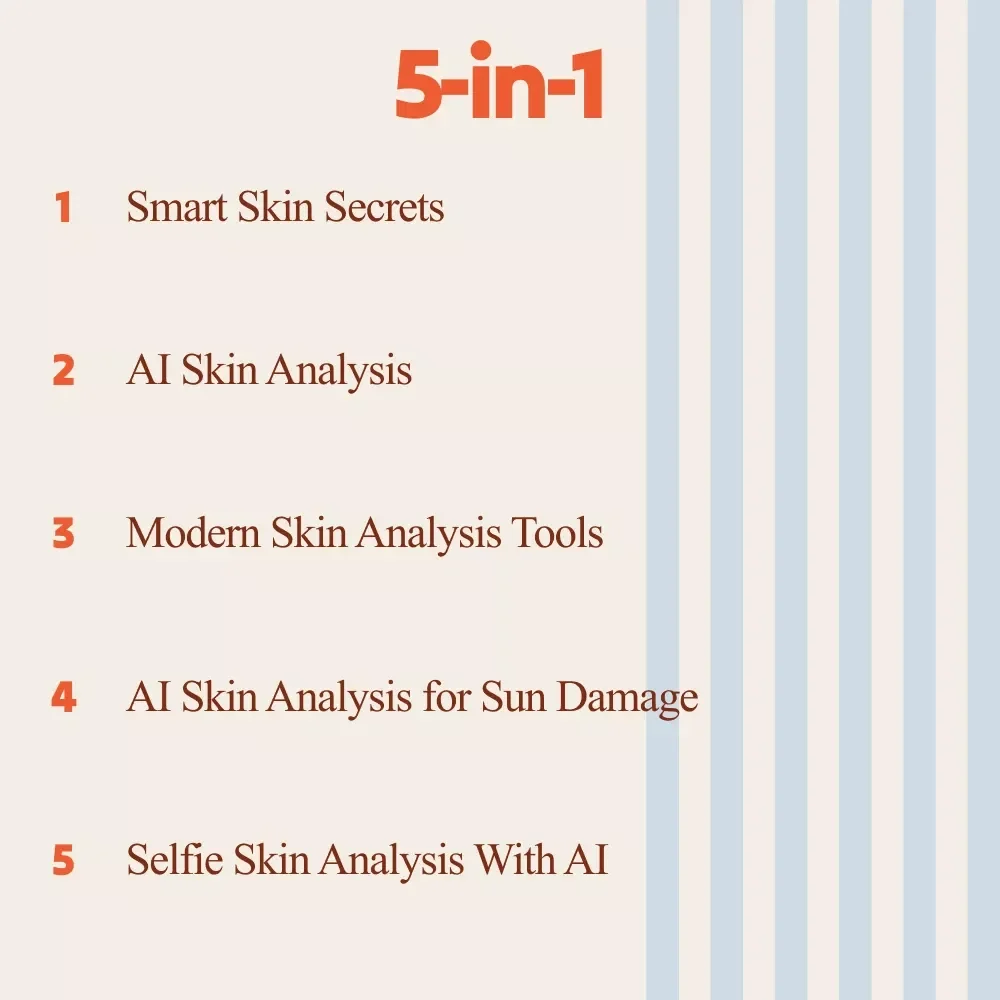 AI-Powered Skin Analysis Bundle | 5-in-1 ai skin analysis Guides, eBooks & Checklists