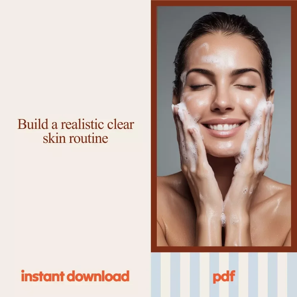 Clear Skin Routine Bundle | 5-in-1 clear skin skincare routine Guides