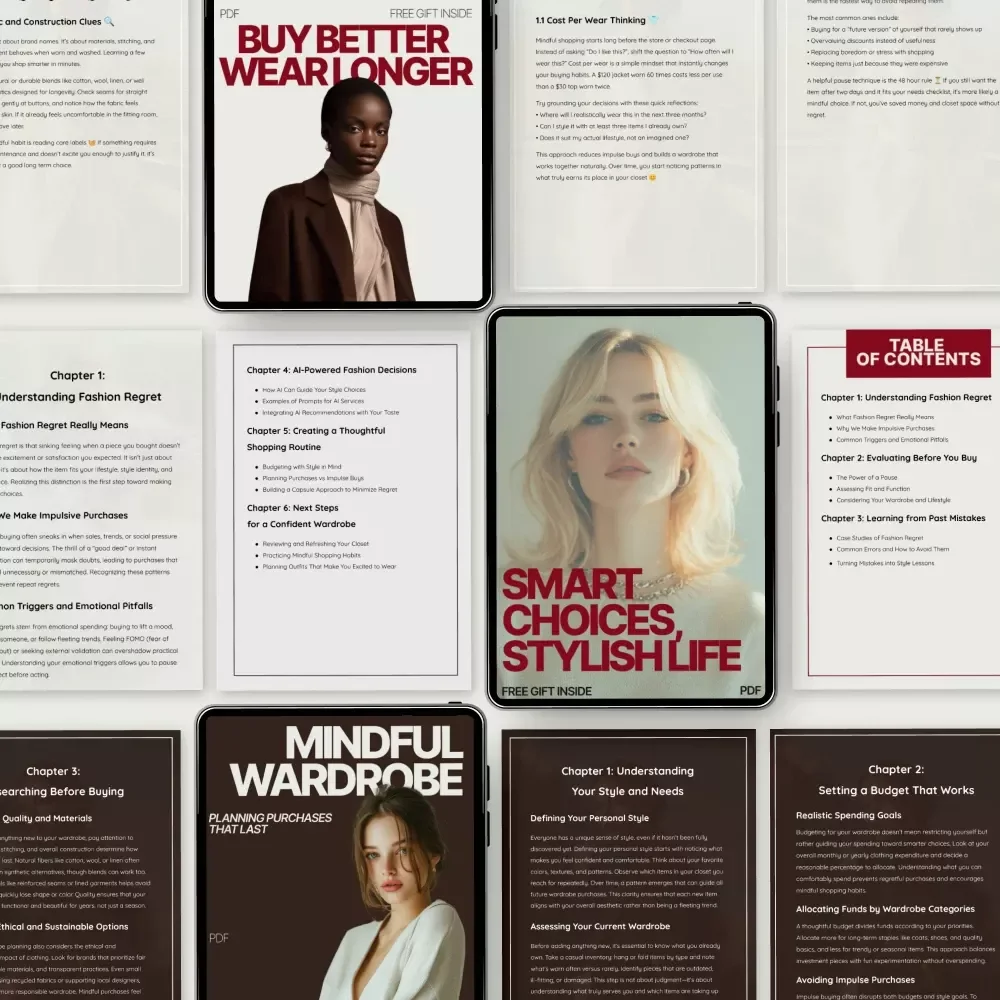 Intentional Wardrobe Toolkit for Smarter Buys – 4-in-1 Digital Bundle for Fashion Planning