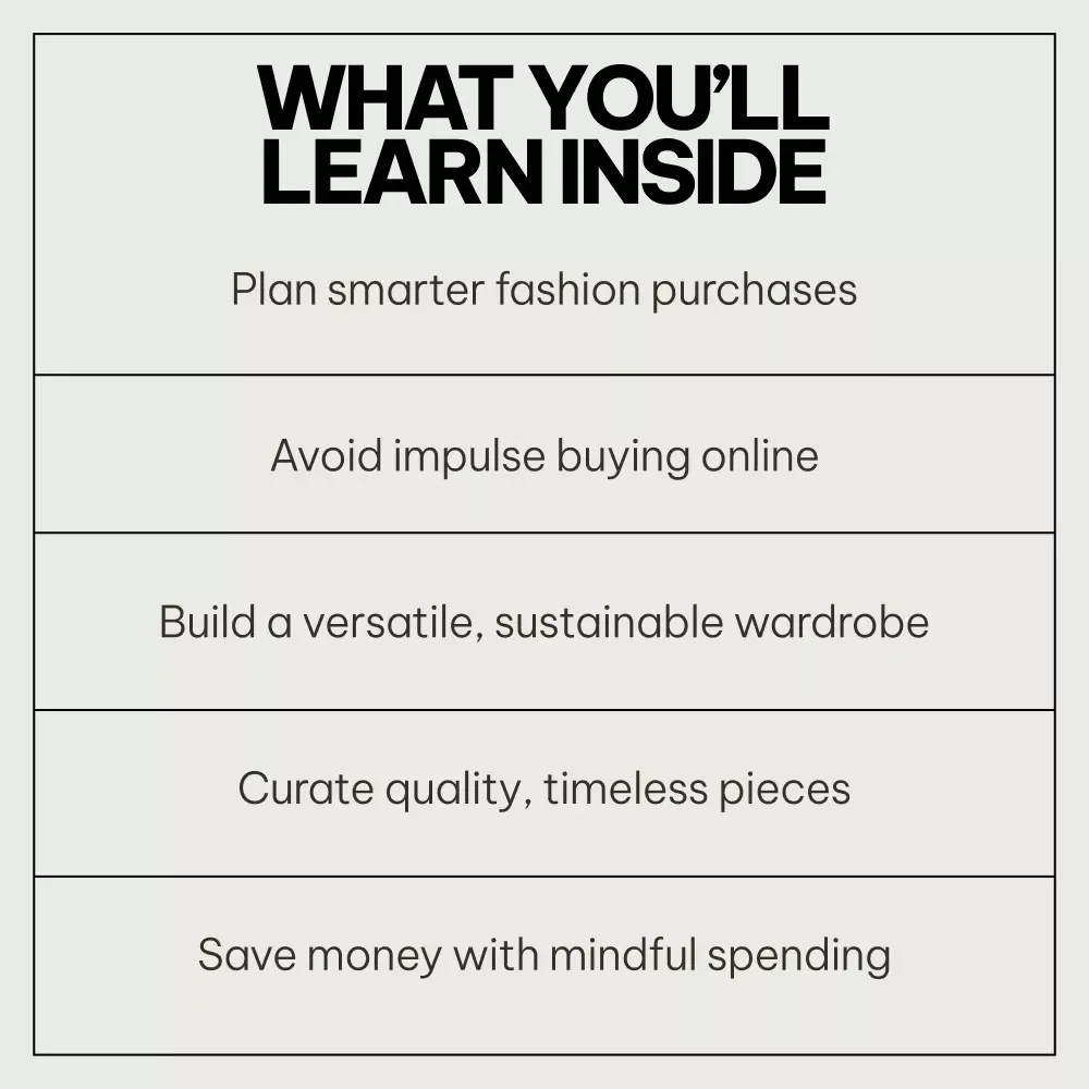Intentional Wardrobe Toolkit for Smarter Buys – 4-in-1 Digital Bundle for Fashion Planning