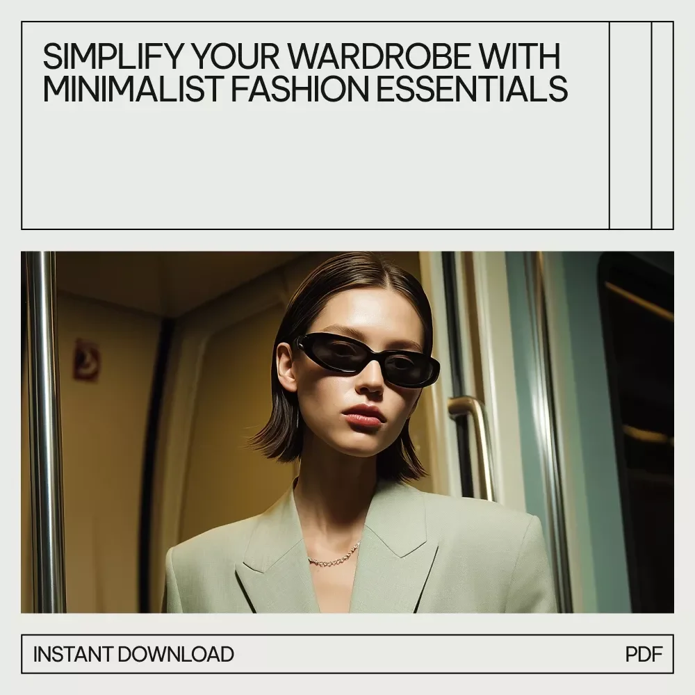 Minimal Trends Toolkit for Outfit Planning: 3-in-1 Bundle of Guides, eBooks & Checklists