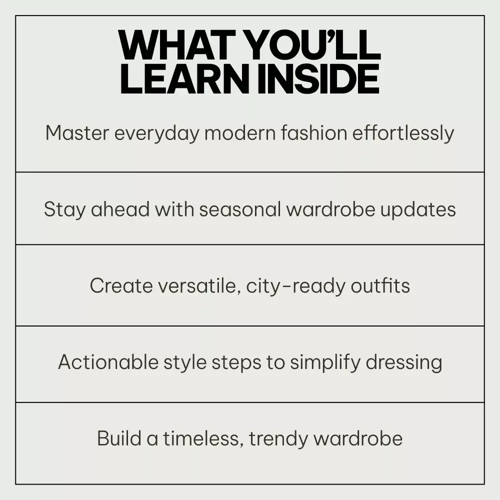 Balanced Modern Styles for Every Day: 3-in-1 Fashion Bundle for Effortless Chic
