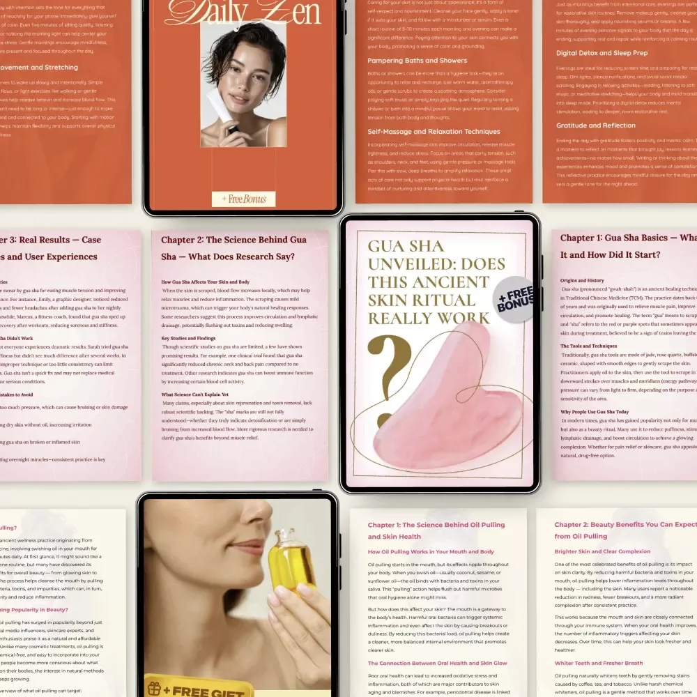Self-Care Inspiration Bundle | self-care rituals 4-in-1 Digital Guides