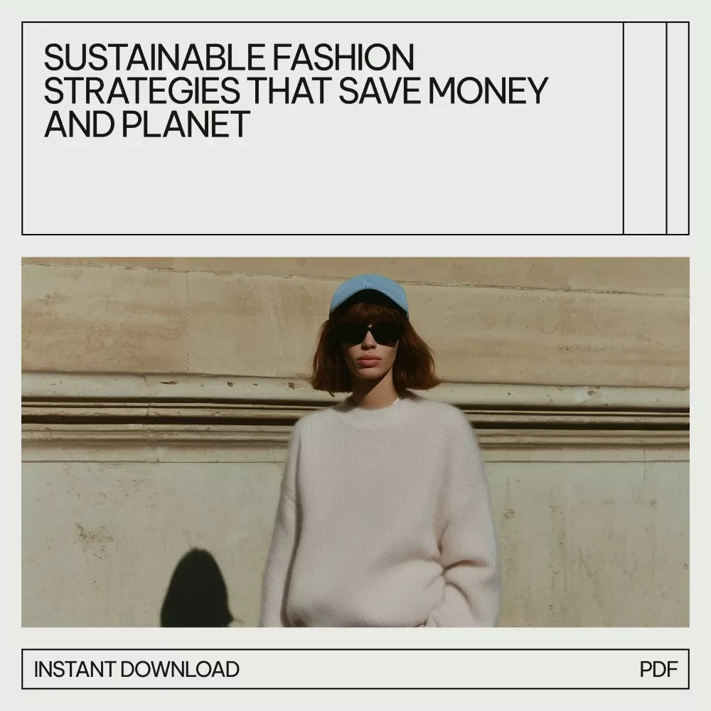 Money-Saving Sustainable Fashion Strategies: 3-in-1 Bundle of Guides, eBooks, & Checklists