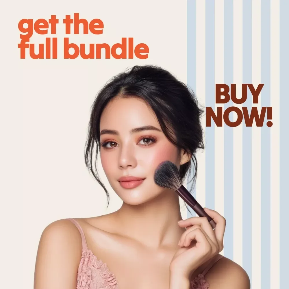 Low-Effort Makeup Secrets Pack | Simple Makeup Ideas 4-in-1 Digital Beauty Bundle