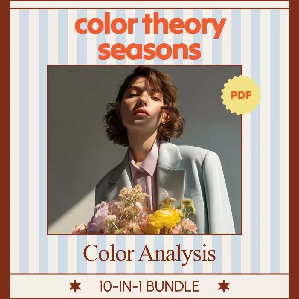 Color Theory Seasons Bundle 10-in-1 | Seasonal Color Analysis Guides & Checklists
