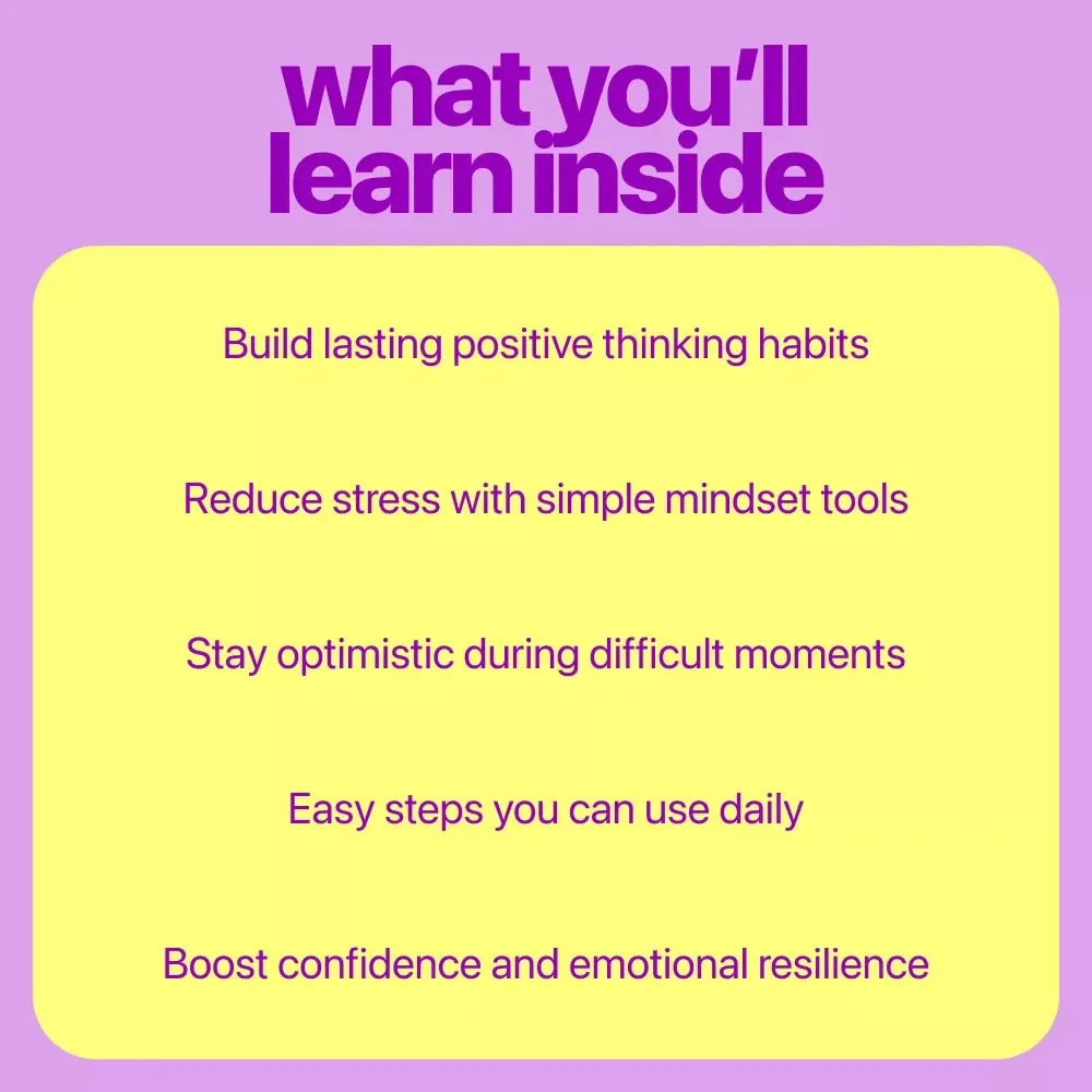 Everyday Optimism Toolkit | 3-in-1 Digital Download Bundle for how to think positive all the time | Bright Mind, Brighter Life