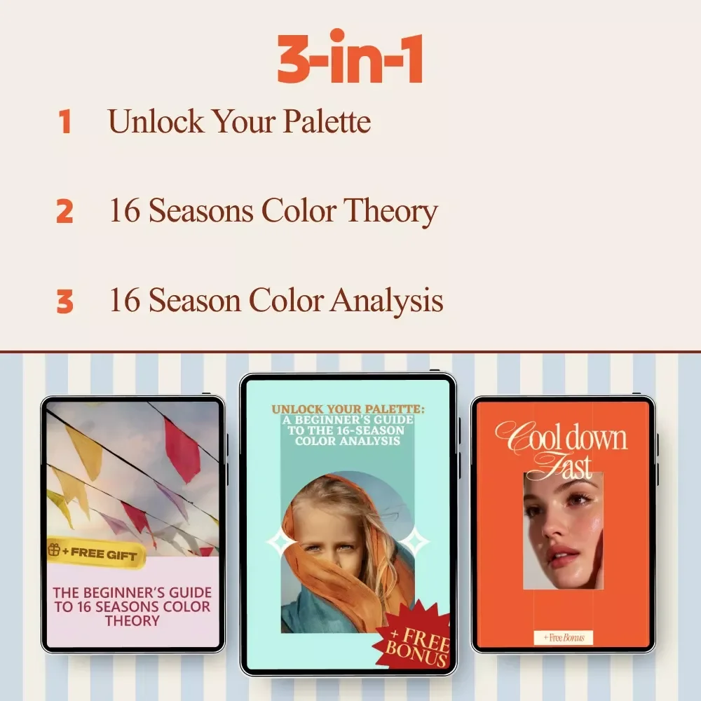 16-Season Color Analysis Bundle: A Beginner’s Guide to the 16-Season Color Analysis | 3-in-1 Bundle