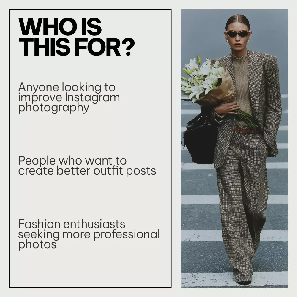 Instagram Outfit Photography Essentials 4-in-1 Digital Download Bundle