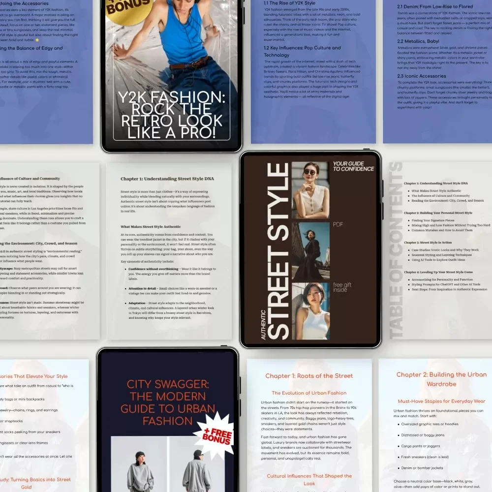 Streetwear Style Rules Bundle: 4-in-1 eBooks, Guides & Checklists for Urban Fashion Enthusiasts