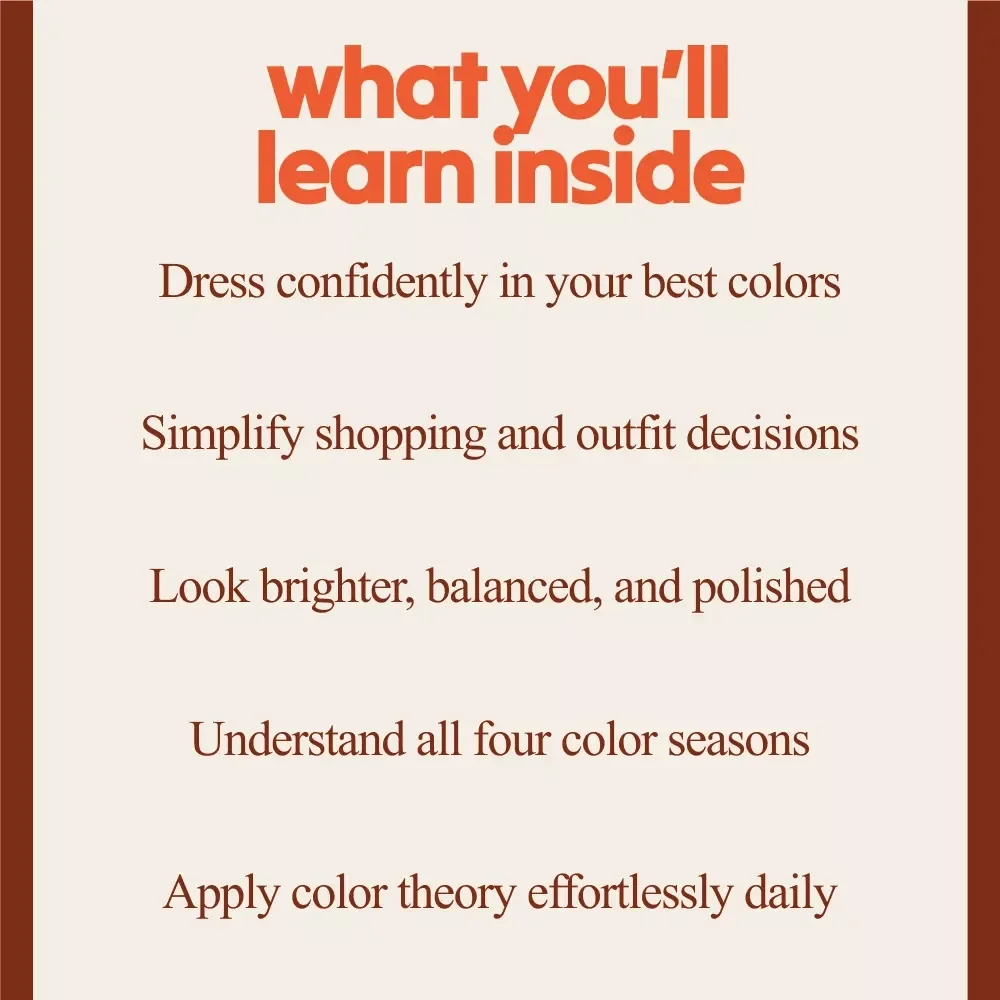 Color Theory Seasons Bundle 10-in-1 | Seasonal Color Analysis Guides & Checklists