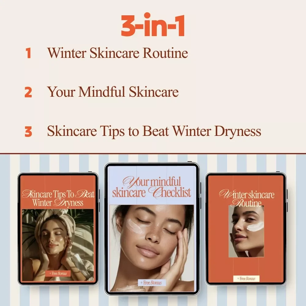 Winter Survival Skincare Tips Bundle | winter skincare routine 3-in-1 Digital Guides
