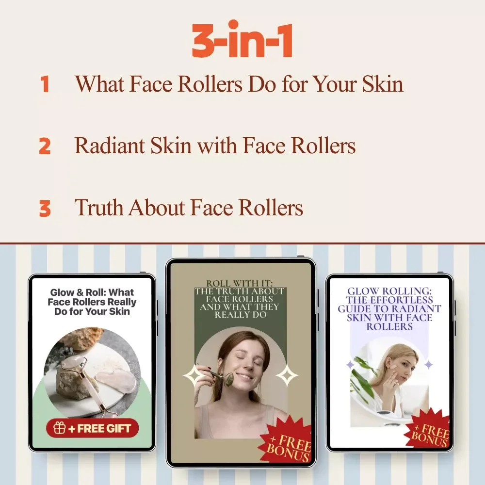 Face Roller Magic Explained – 3-in-1 Digital Skincare Bundle | do face rollers work | Glow & Roll: What Face Rollers Really Do for Your Skin | Glow Rolling: The Effortless Guide to Radiant Skin with Face Rollers