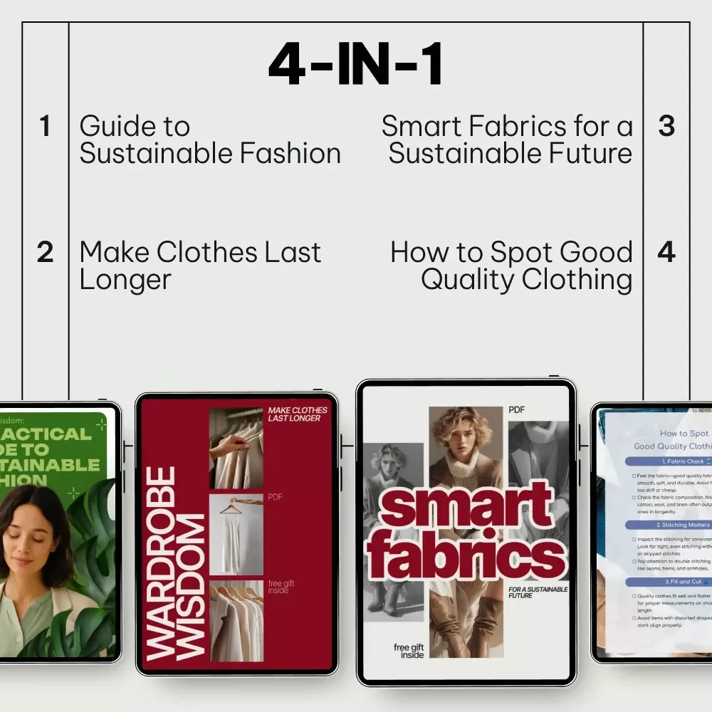 The Most Earth-Friendly Fabric Essentials Pack: Sustainable Fashion Guides & Checklists