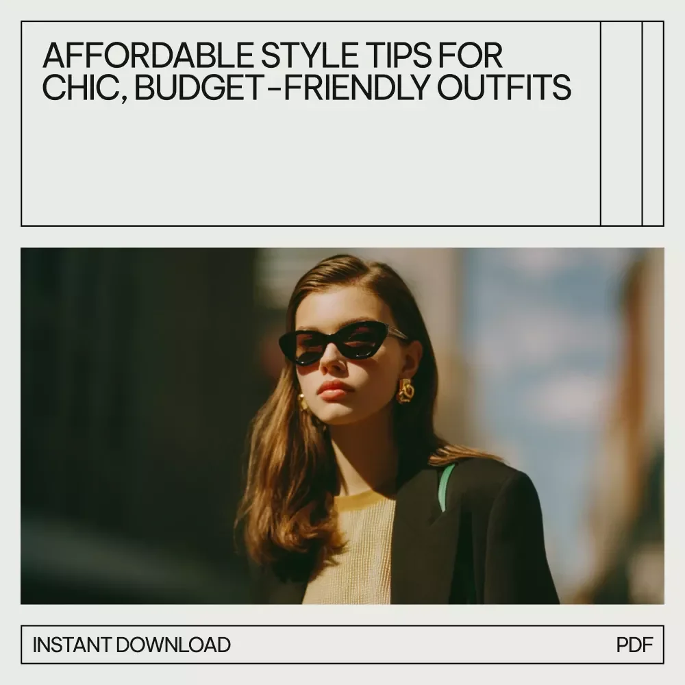 Budget Style Strategy Bundle for Everyday Looks - 5-in-1 Digital Download