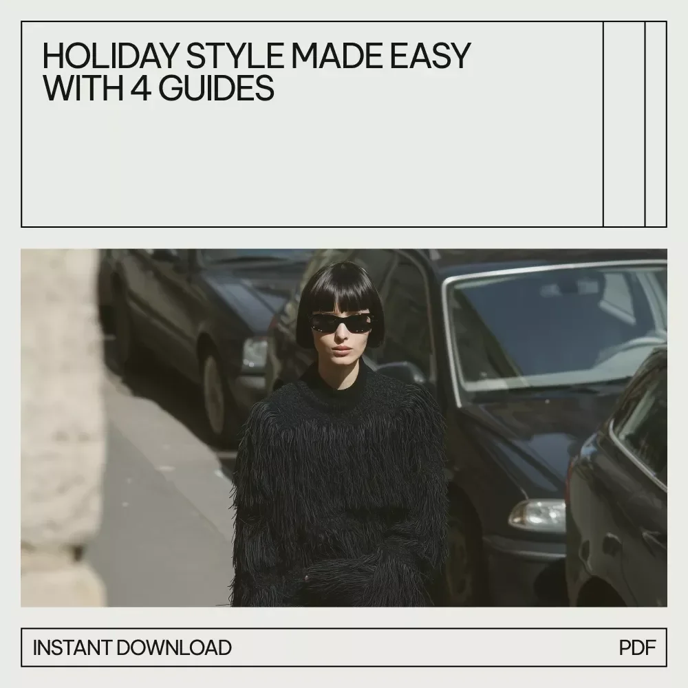 Festive Fashion Ideas for Any Event - 4-in-1 Digital Bundle of Style Guides