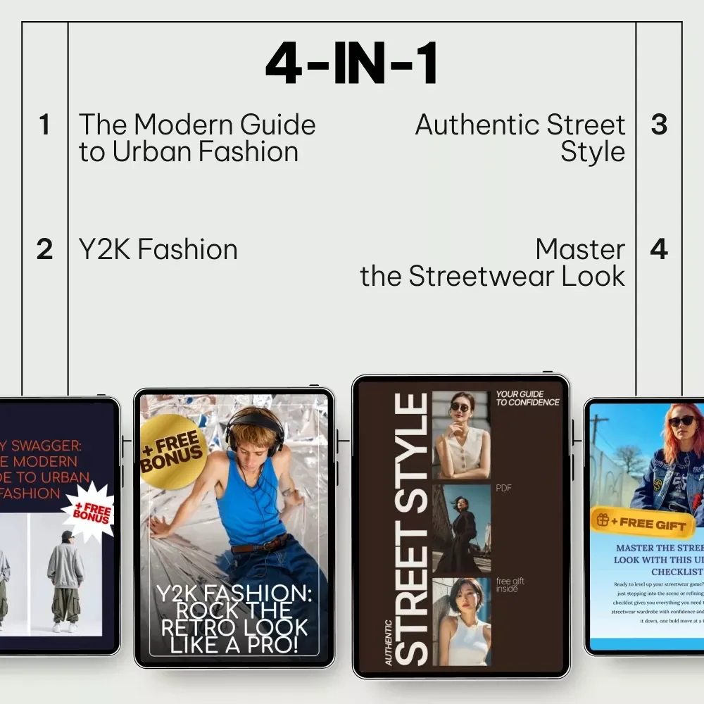 Streetwear Style Rules Bundle: 4-in-1 eBooks, Guides & Checklists for Urban Fashion Enthusiasts