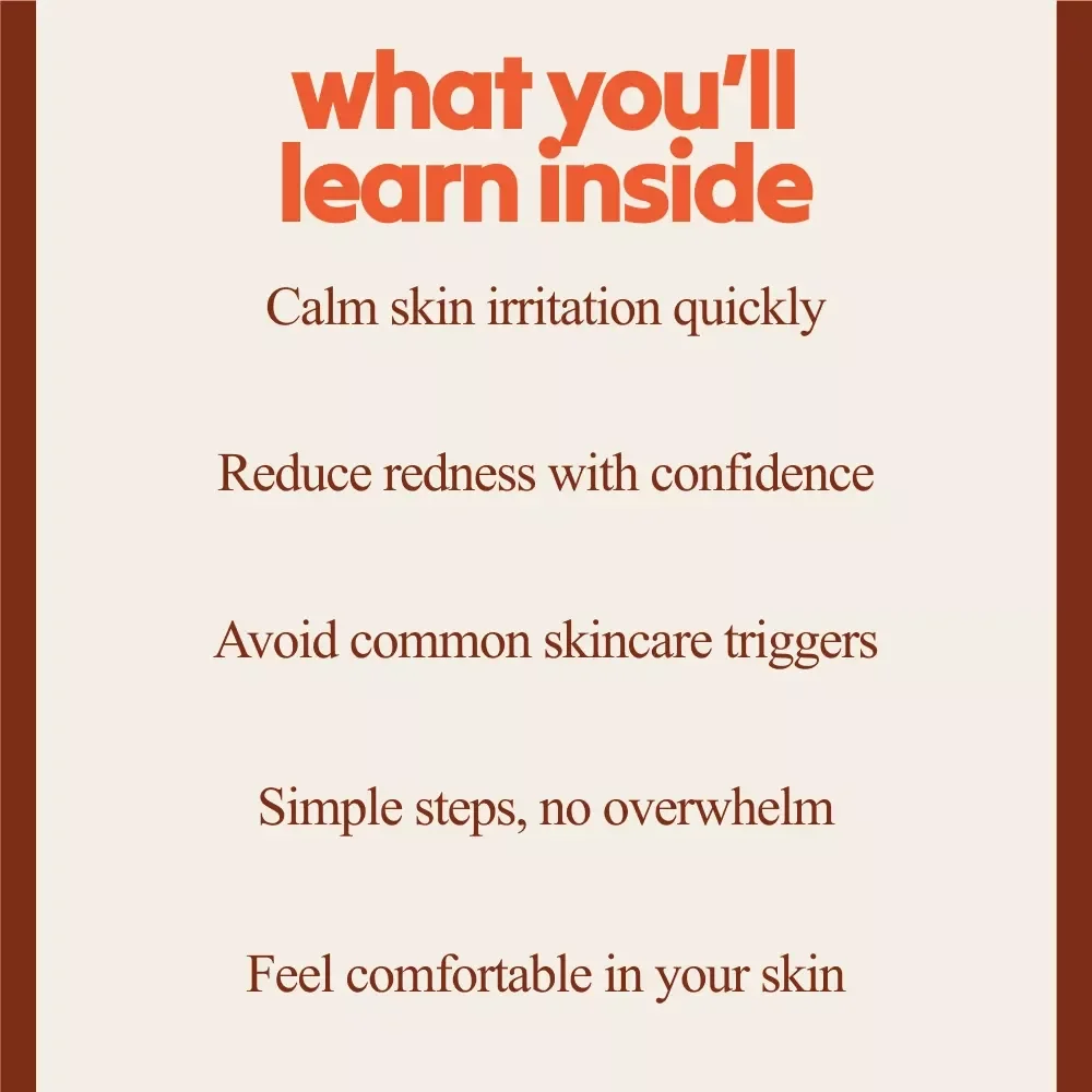 Skin Soothing Secrets Bundle | How to Calm Irritated Skin Fast 3-in-1 Guides
