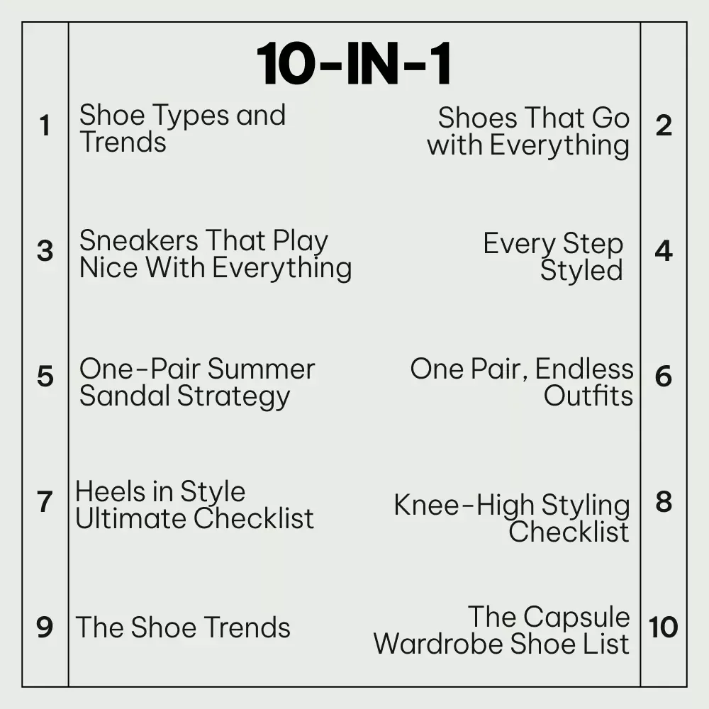 Shoe Styles Bundle Everyone Needs: 10-in-1 Digital Guide for Every Shoe Lover