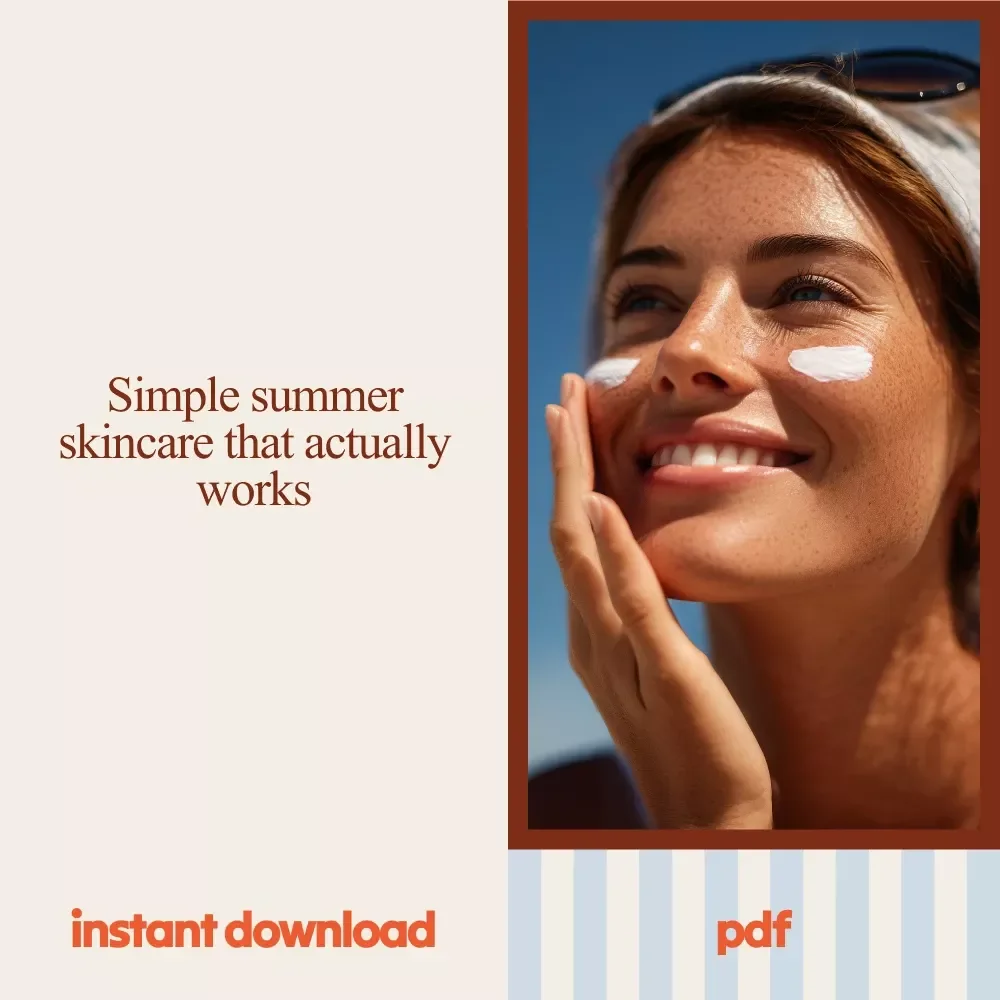 Summer Skincare Secrets Bundle | 3-in-1 Digital Guides for a Summer Skincare Routine