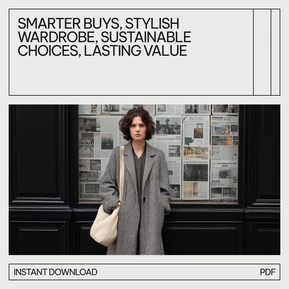 Intentional Wardrobe Toolkit for Smarter Buys – 4-in-1 Digital Bundle for Fashion Planning