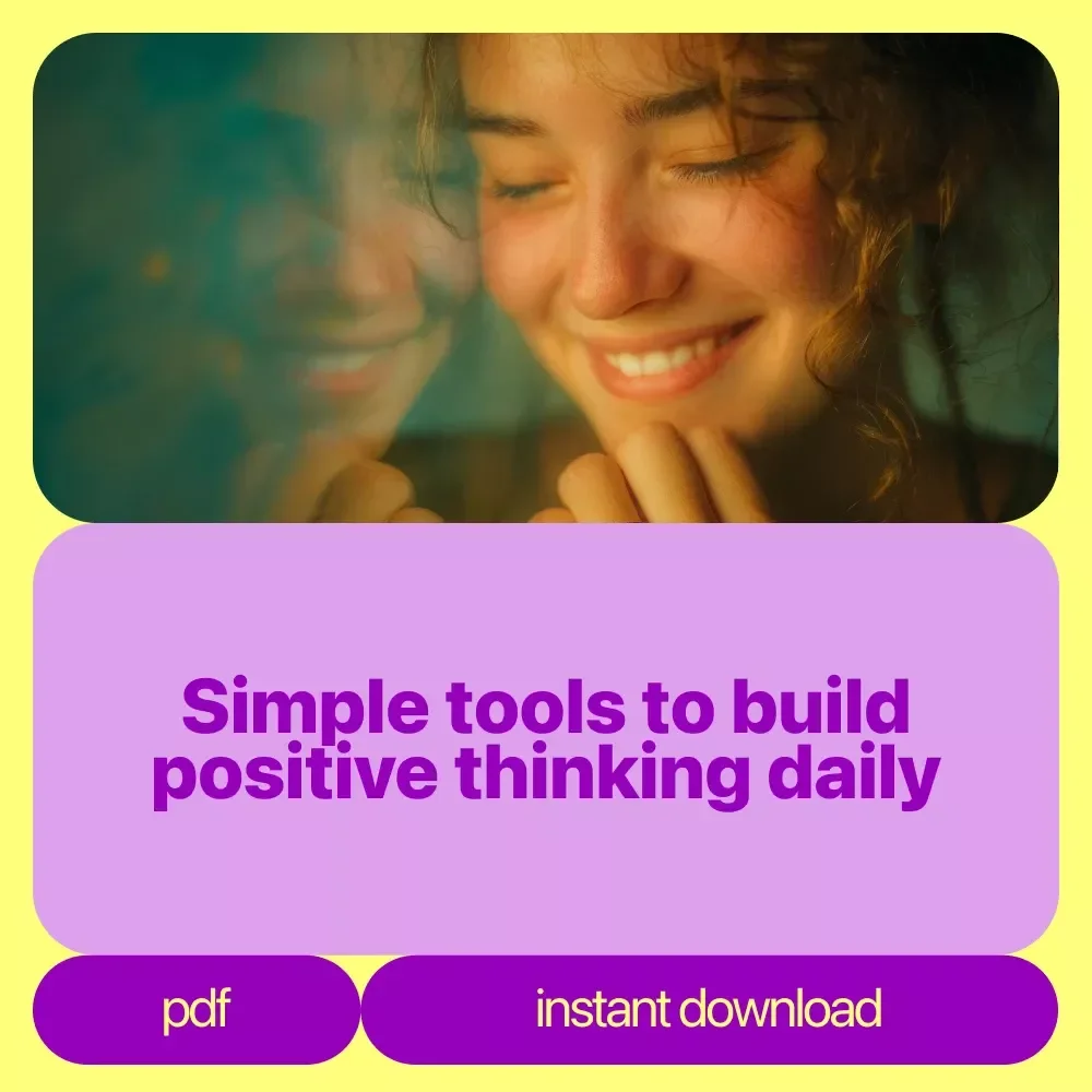 Clear Mind Toolkit for Positive Thinking | 3-in-1 Digital Bundle on how to think positive | Wake Up to Win: How to Start Your Day with Positivity and Purpose