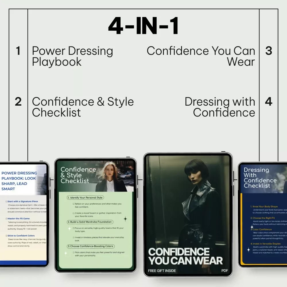 Power Dressing Playbook Bundle: Confidence, Style, and Power Dressing Tips