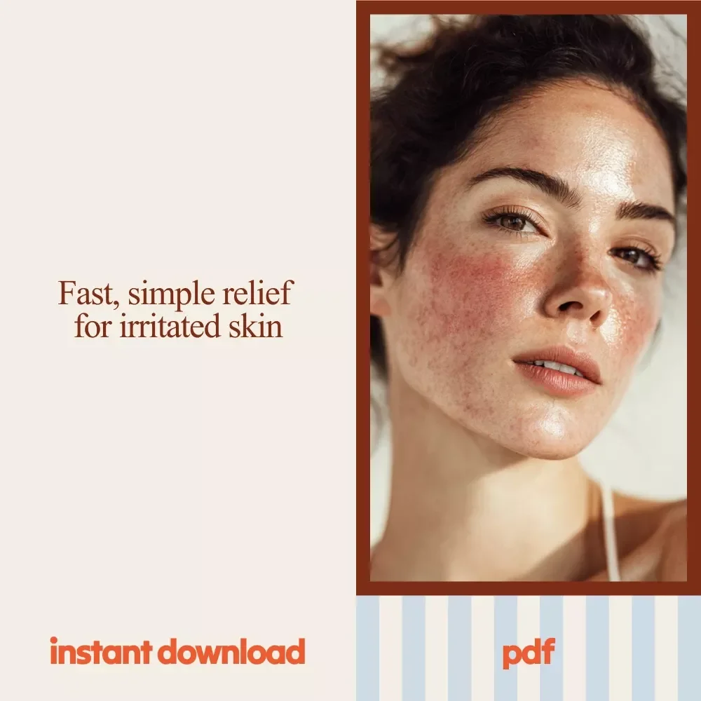 Skin Soothing Secrets Bundle | How to Calm Irritated Skin Fast 3-in-1 Guides