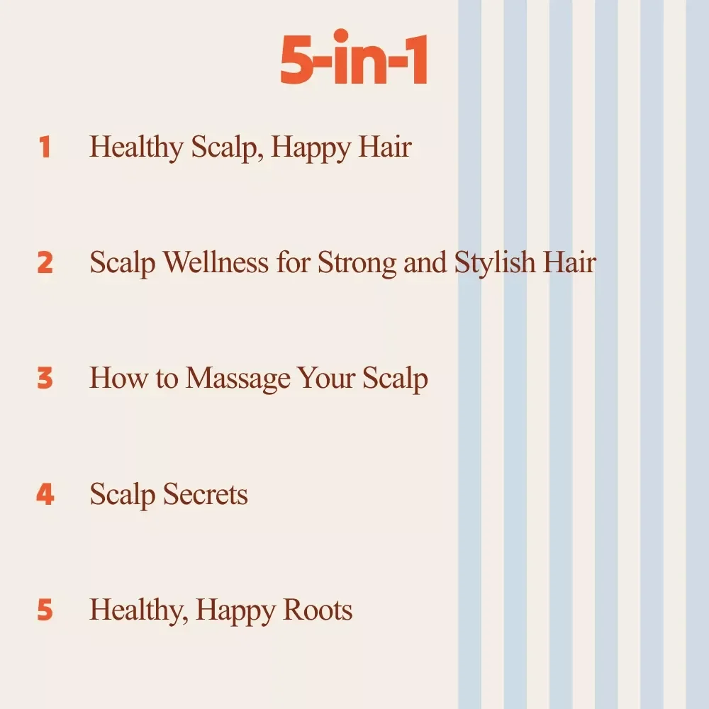 Haircare Routines for Healthy Scalp – 5-in-1 Guide Bundle for Scalp Health