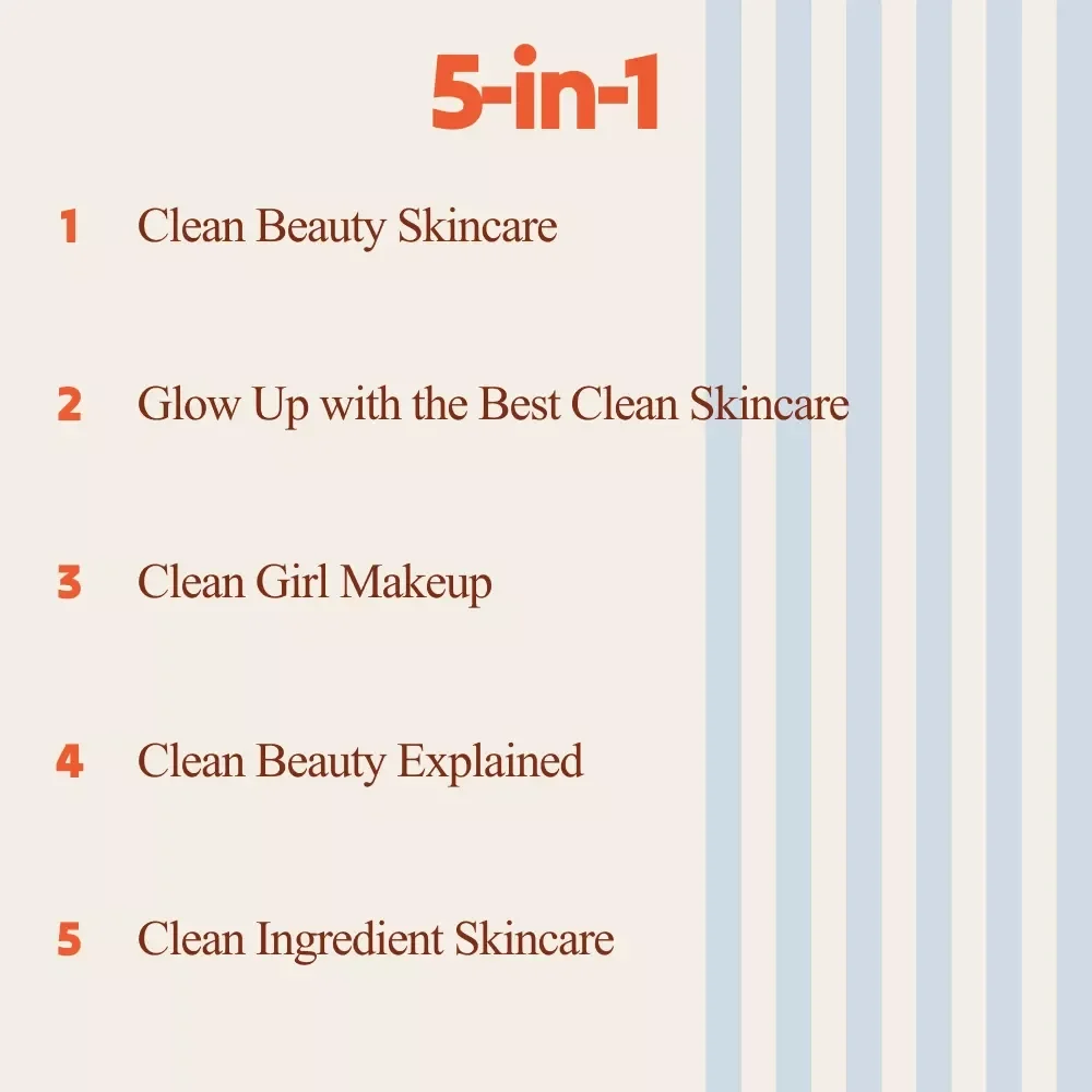 Clean Beauty Skincare Secrets – 5-in-1 Clean Beauty Skincare Digital Bundle