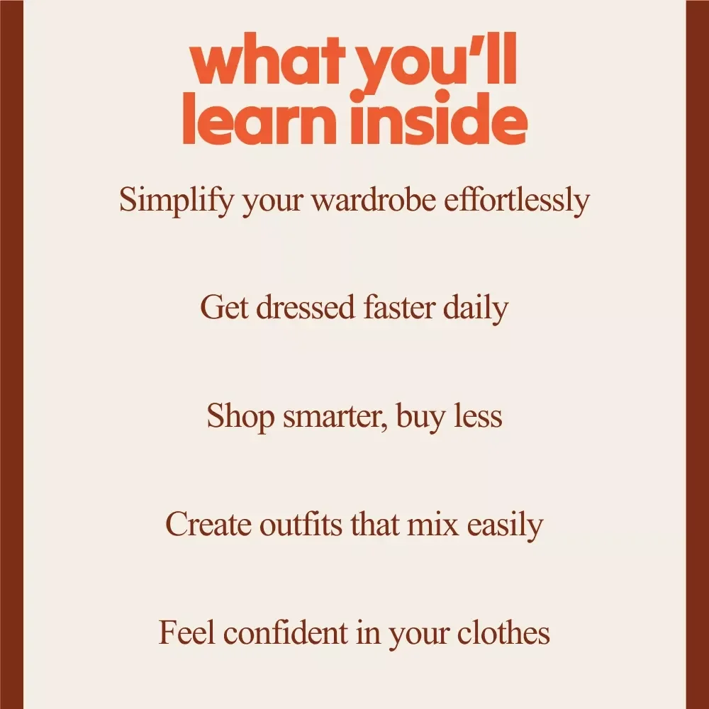 Capsule Wardrobe Builder Kit | How to Build a Capsule Wardrobe 3-in-1 Guides