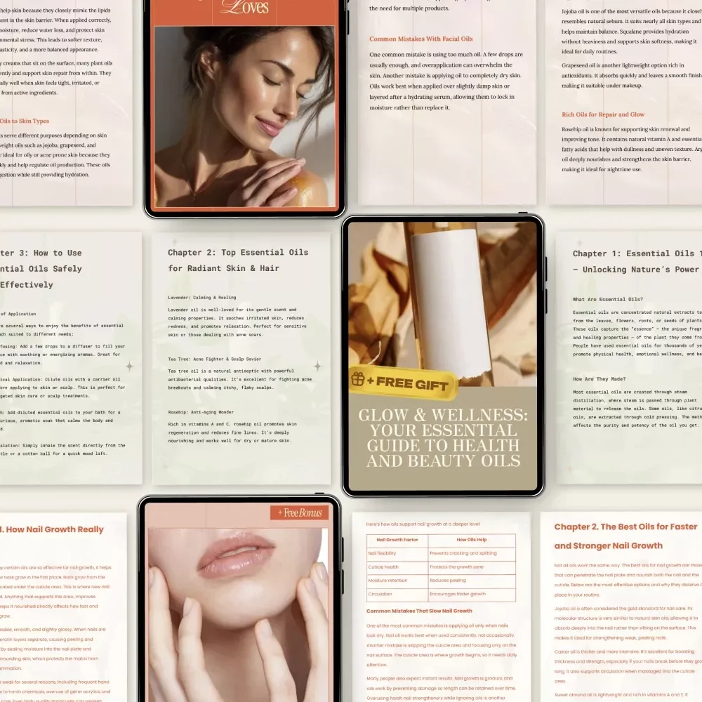Essential Oils Beauty Practices Pack | Health and Beauty Essential Oils 4-in-1 Bundle