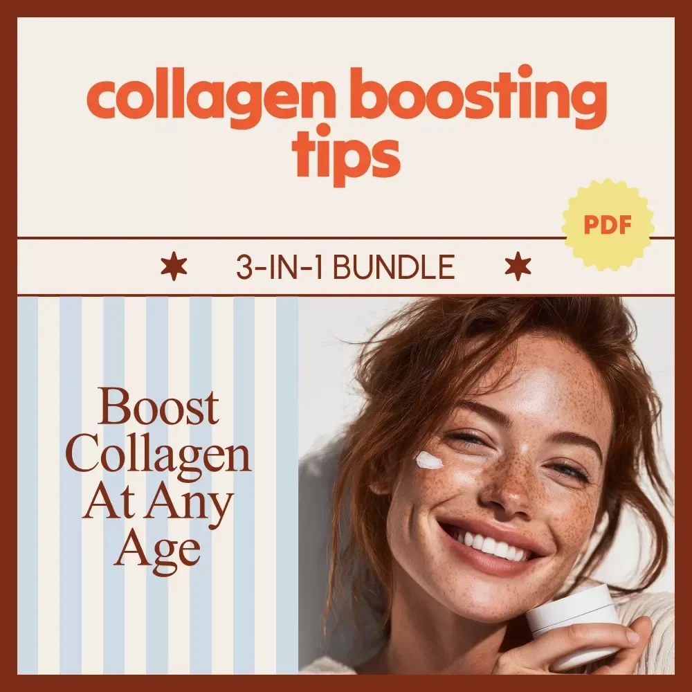 Collagen Boosting Tips Bundle | Natural Ways to Boost Collagen at Any Age 4-in-1