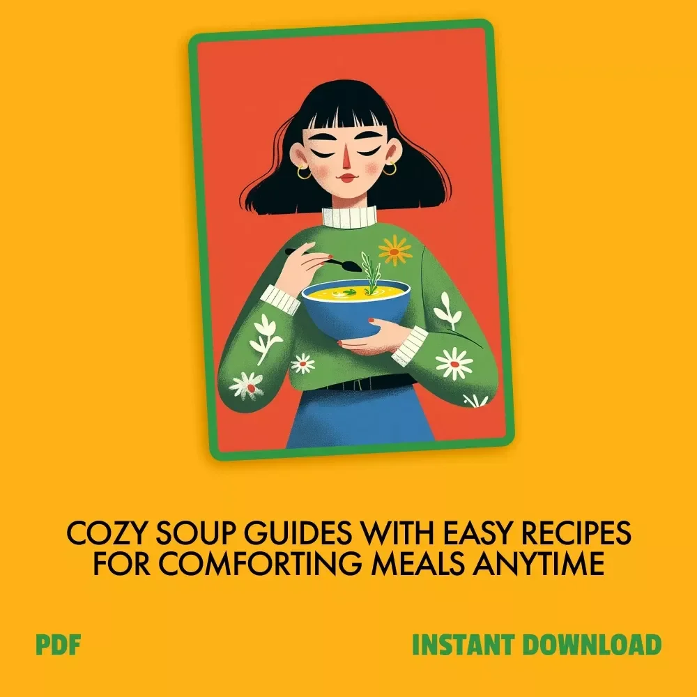 Fun Soup Party Kit for Every Mood – 10-in-1 Digital Bundle of Fun Soup Recipes, Cozy Homemade Soup eBooks & Easy Kitchen Guides