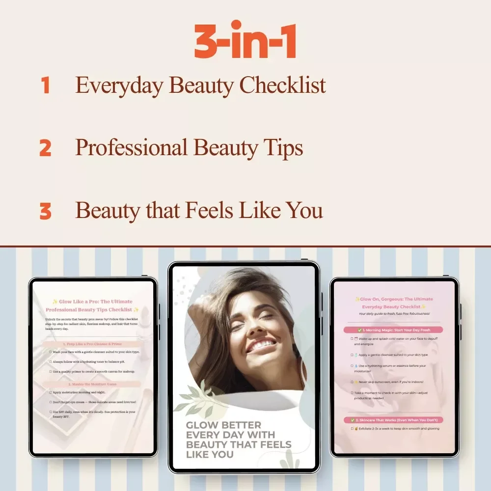 Expert Beauty Practices Toolkit – 3-in-1 Bundle with Professional Beauty Tips