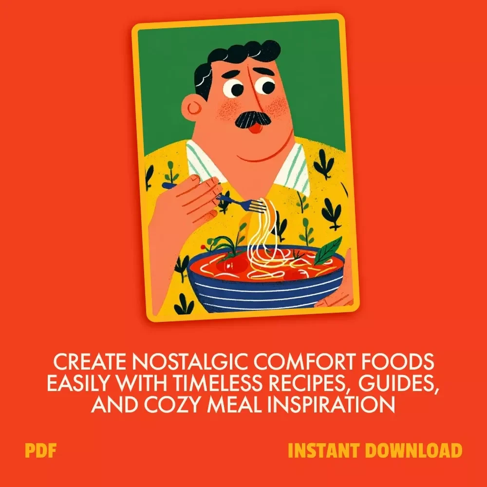 Timeless Kitchen Kit for Cozy Meals – 5-in-1 Digital Bundle of Guides, eBooks & Checklists for nostalgic comfort foods