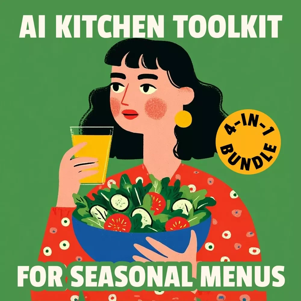 AI Kitchen Toolkit for Seasonal Menus: 4-in-1 Bundle for Perfect Cold Weather Meals