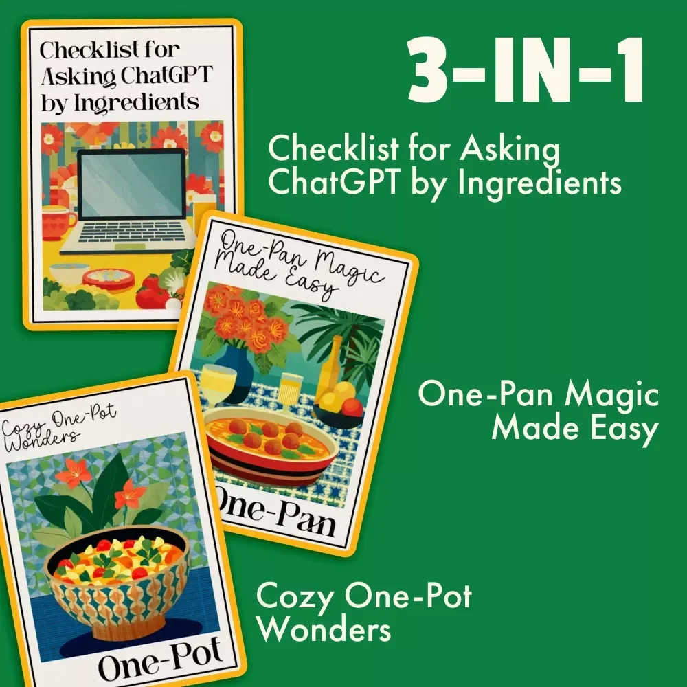 One-Pan Prompt Toolkit for ChatGPT: 3-in-1 Bundle for Easy One-Pan Recipes