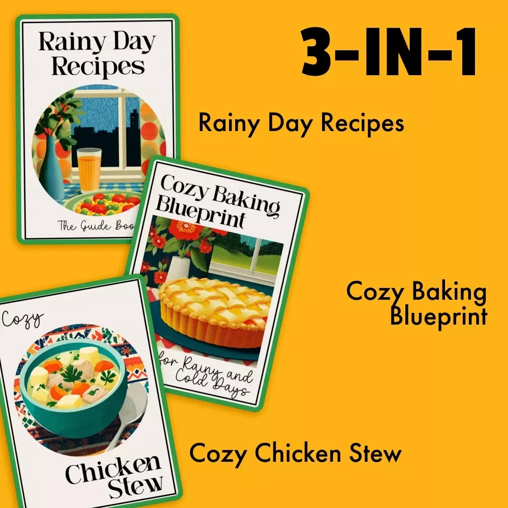Your Cozy Bundle of Rainy Day Meals – 3-in-1 Recipe & Meal Guide Bundle