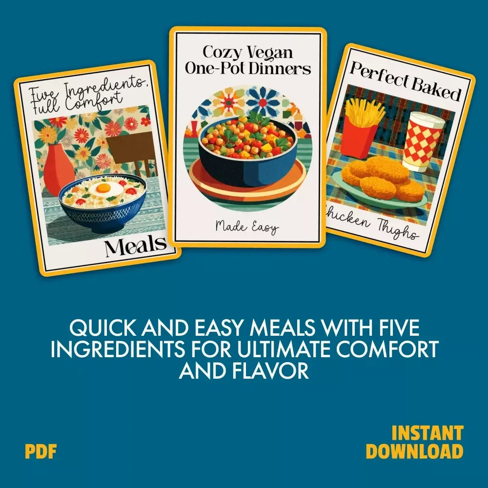 Simple Comfort Pack for Weeknights: 3-in-1 Bundle of Five-Ingredient Comfort Meals