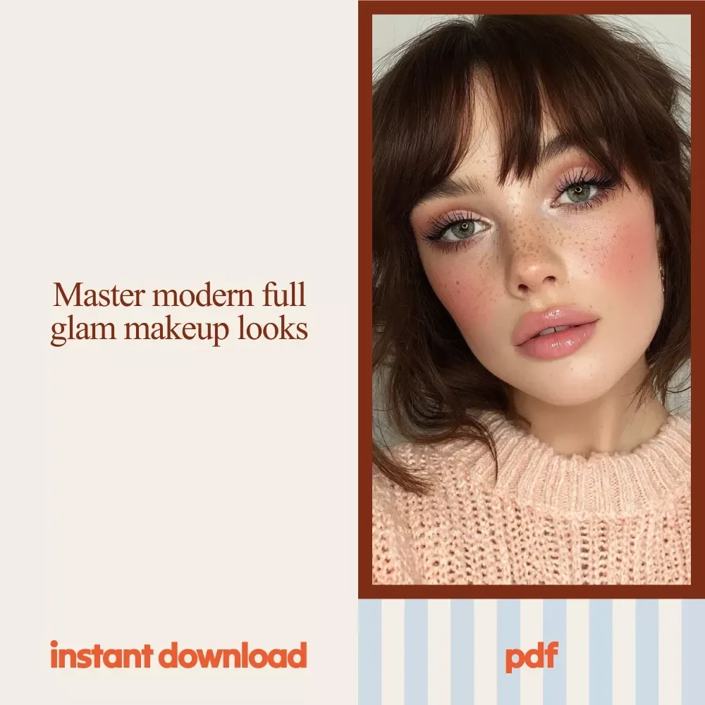 Full Glam Makeup Bundle | Full Glam Makeup Trends 3-in-1 Digital Guides