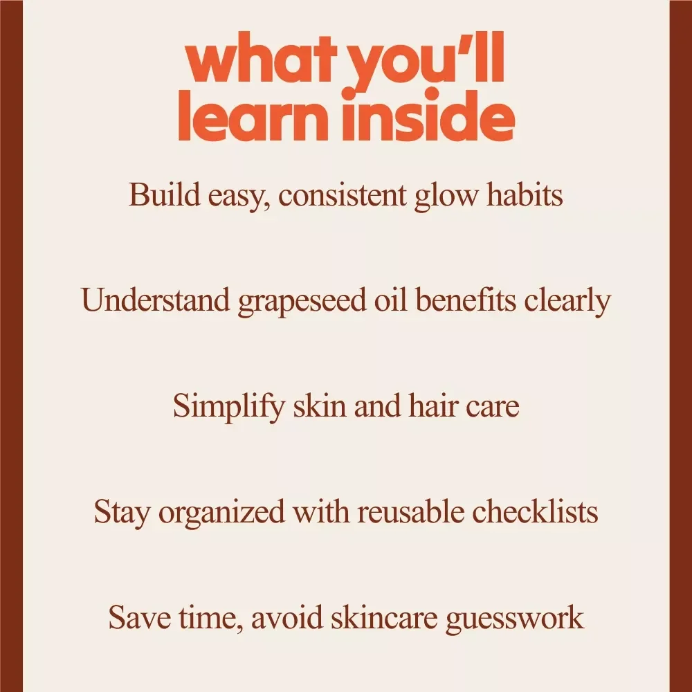 Grapeseed Oil Tips for Daily Glow 3-in-1 Bundle | Beauty Benefits of Grapeseed Oil