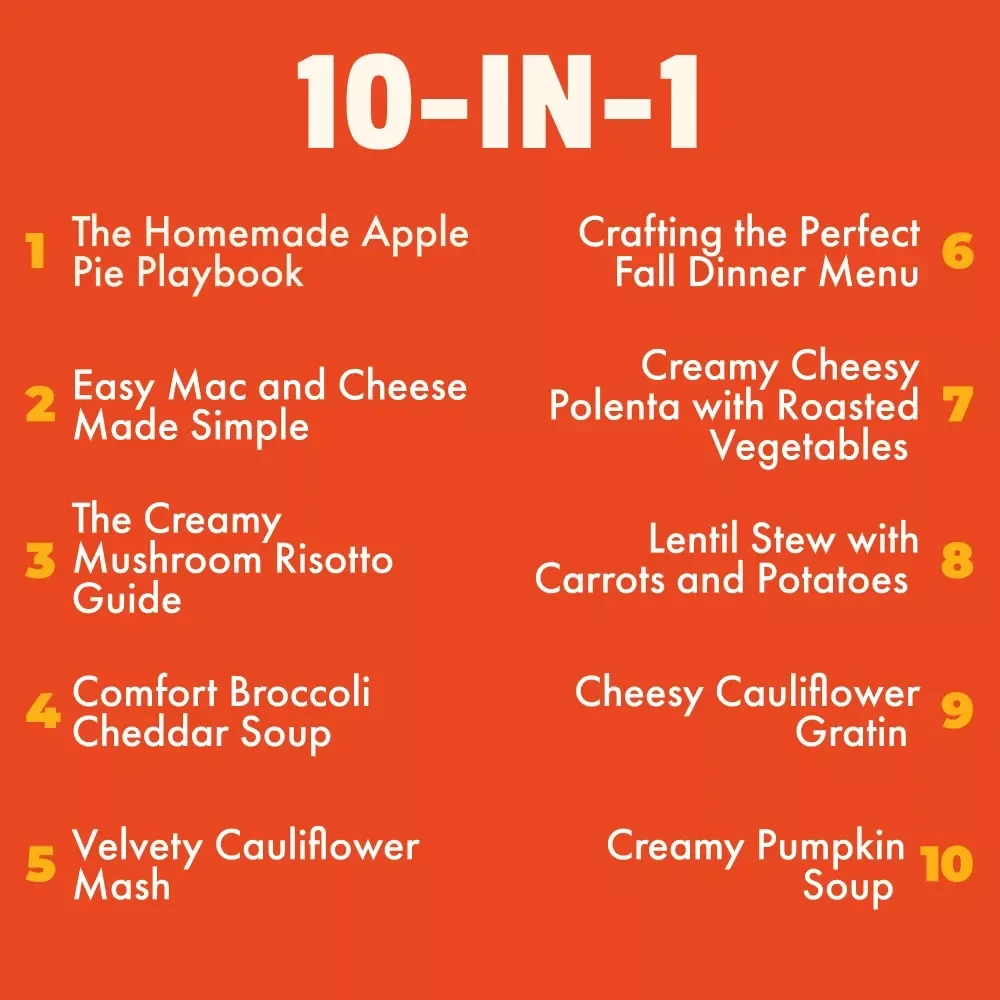 Fall Soup-to-Pie Menu Pack | 10-in-1 Digital Bundle for the Perfect Fall Dinner