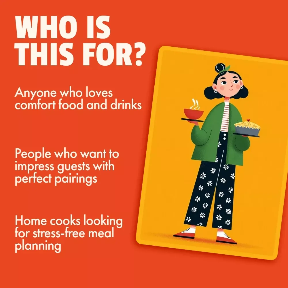 Pairing Comfort Food with Drinks: 3-in-1 Bundle of Guides, eBooks & Checklists