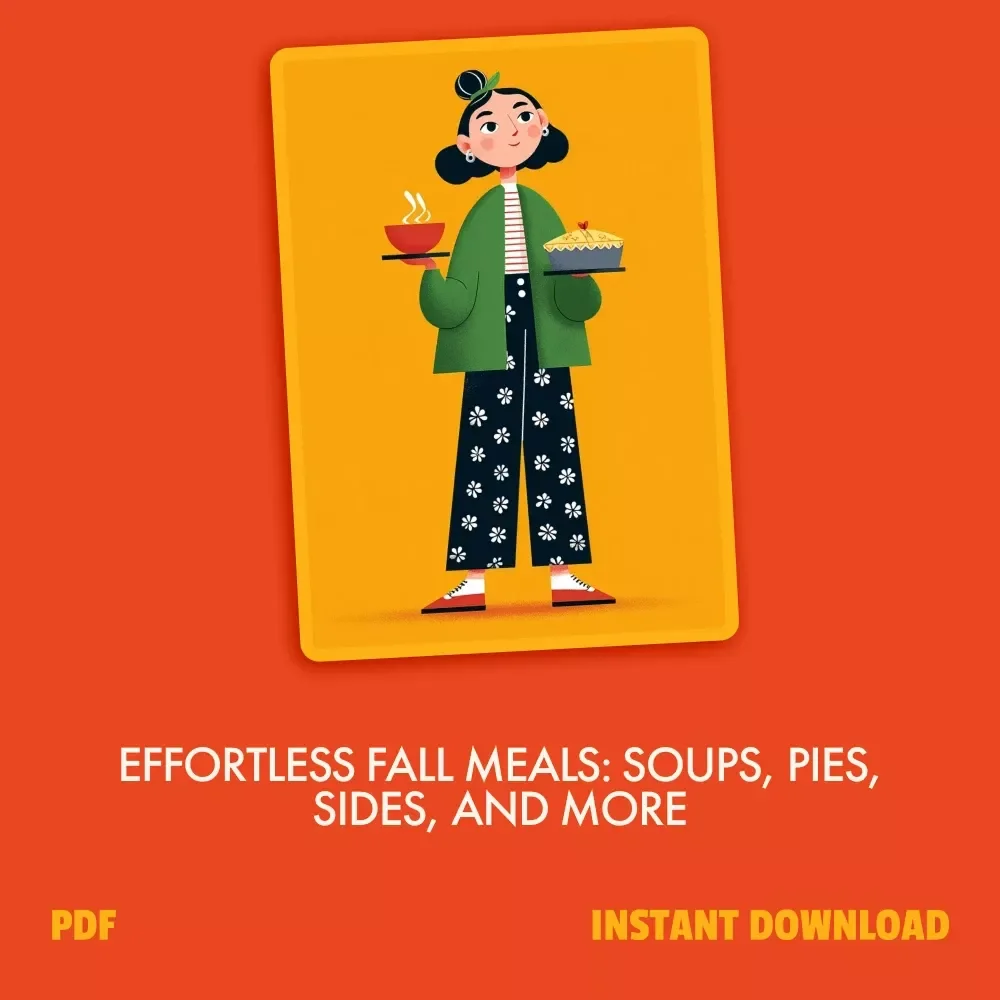 Fall Soup-to-Pie Menu Pack | 10-in-1 Digital Bundle for the Perfect Fall Dinner